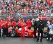 EMOȚIE PURĂ. Mick, fiul septuplului campion mondial Michael Schumacher, a pilotat pe circuitul Hockenheimring celebrul Ferrari F2004, cu care tatăl lui a devenit campion mondial (foto: Guliver/Getty Images)