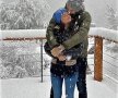 Juan Martin Del Potro și Sofia Jimenez îmbrățișați sub ninsoarea din Bariloche