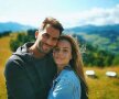 Horia Tecău și Natalia Borges în timpul vacanței în România