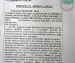 Certificatul Medico Legal Foto: Gazeta Sporturilor