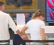 Simona Halep și Toni Iuruc pe Aeroportul Otopeni