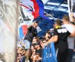 ULTRAS LA BIROU. CSA Steaua a fost încurajată cu Chiajna de 300 de membri din Peluza Sud. Suporterii au cântat încontinuu, dar favoriții lor au ratat dramatic, în prelungiri, calificarea în „16-imile” Cupei României. foto: Raed Krishan (GSP)