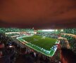 Fanii lui Betis au făcut o atmosferă senzațională duminică seară, pe „Benito Villamarín”, în derby-ul orașului. Gazdele au pierdut 1-2 în fața Sevillei (foto: instagram/realbetisbalompie)