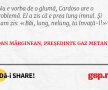 Nu e vorba de o glumă, Cardoso are o problemă. El a zis că e prea lung imnul. Și i-am zis: «Băi, lung, nelung, tu învață-l!»