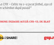 La CFR - Celtic nu s-a jucat fotbal, așa că am schimbat după pauză