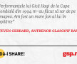 Performanțele lui Gică Hagi de la Cupa Mondială din 1994 m-au făcut să sar de pe canapea. Am fost un mare fan al lui în copilărie