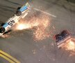 Mai ceva ca-n filme! Ty Majeski a oferit imaginea zilei în cursa NextEra Energy 250, pe circuitul Daytona International Speedway (foto: Reuters)