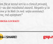 Am făcut testul ieri la o clinică privată, mi-au dat rezultatul aseară. Negativ și la mine și la Neli (n.red. soția acestuia). Bine, mă așteptam
