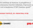 Voi continua să muncesc la pregătirea și promovarea tinerilor fotbaliști, împreună cu cei de la Academia FCSB! Doamne ajută!