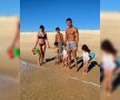 Cristiano Ronaldo a profitat de câteva zile libere și a mers la plajă cu familia