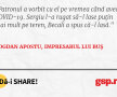 Patronul a vorbit cu el pe vremea când avea COVID-19. Sergiu l-a rugat să-l lase puțin mai mult pe teren, Becali a spus că-l lasă.