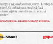 Reacția e ca jocul Soranei, varză! Limbaj de cartier! Niciodată nu a reușit să facă performanță în tenis din cauza acestui caracter
