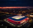 Ghencea, ca „Wanda Metropolitano” » Imaginile realizate zilele trecute, noaptea, din dronă cu noul stadion Steaua sunt absolut spectaculoase. (foto: Robert Relitchi EXD, canpower.ro)