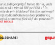 Iar se plânge Oprița? Nenea Oprița, unde voiai tu să o trimită FRF pe FCSB 2? În seriile de prin Moldova? Voi câte mai vreți? Vreți stadionul Ghencea doar pentru voi, vreți să promovați fără să fi dat peste noi?