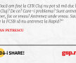 Dacă am fost la CFR Cluj nu pot să mă duc la U Cluj? De ce? Care-i problema? Sunt antrenor liber, fac ce vreau! Antrenez unde vreau. Sau de la FCSB să nu antrenez la Rapid?