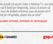 Nu auziți că acest Culio e bătăuș? L-au adus ca să îl bată pe Ongenda, știau că poate să se lase de fotbal oricând, așa că poate să îl bată pe Ongenda, după aia se lasă