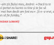 I-am zis fiului meu, Andrei: «Dacă tu te faci portar eu lucrez cu tine și te fac să fii mai bun decât am fost eu». Și n-a vrut, a ales să fie fundaș.