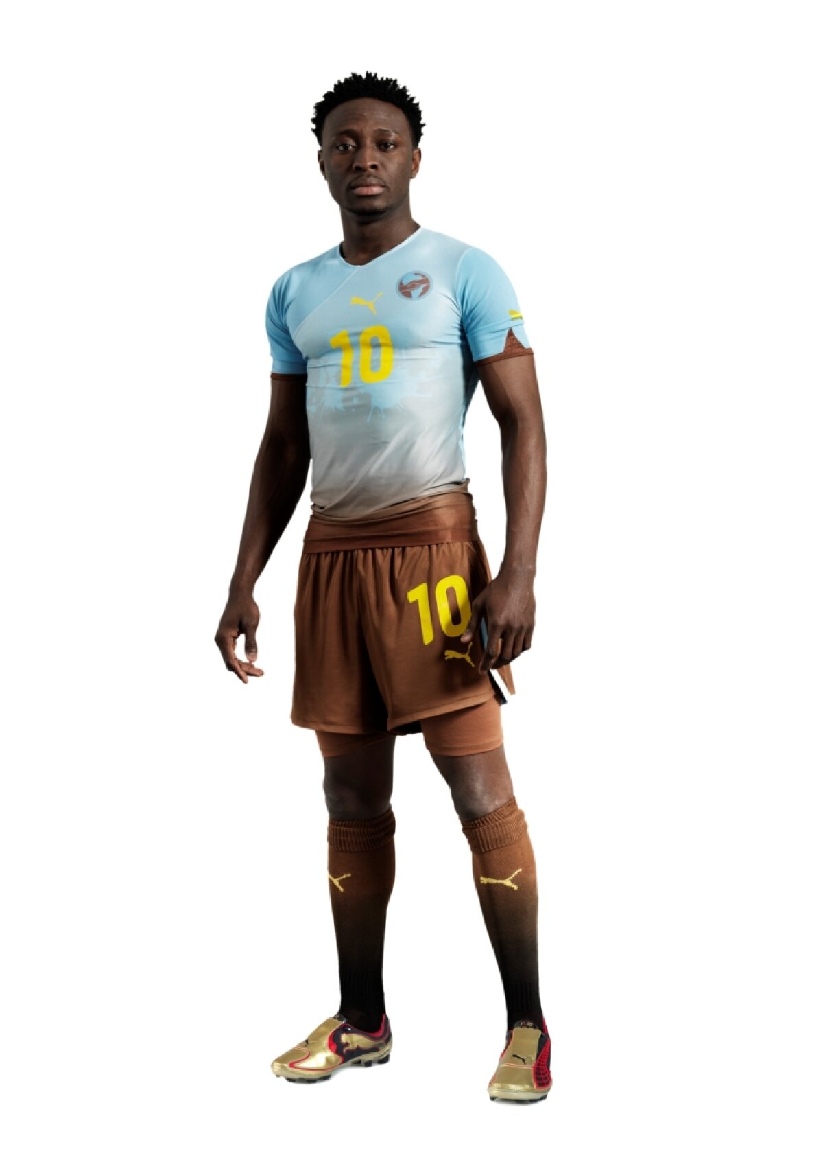 4 picturi cu jucatori de fotbal africani,  comandate de catre PUMA artistului Kehinde Willey