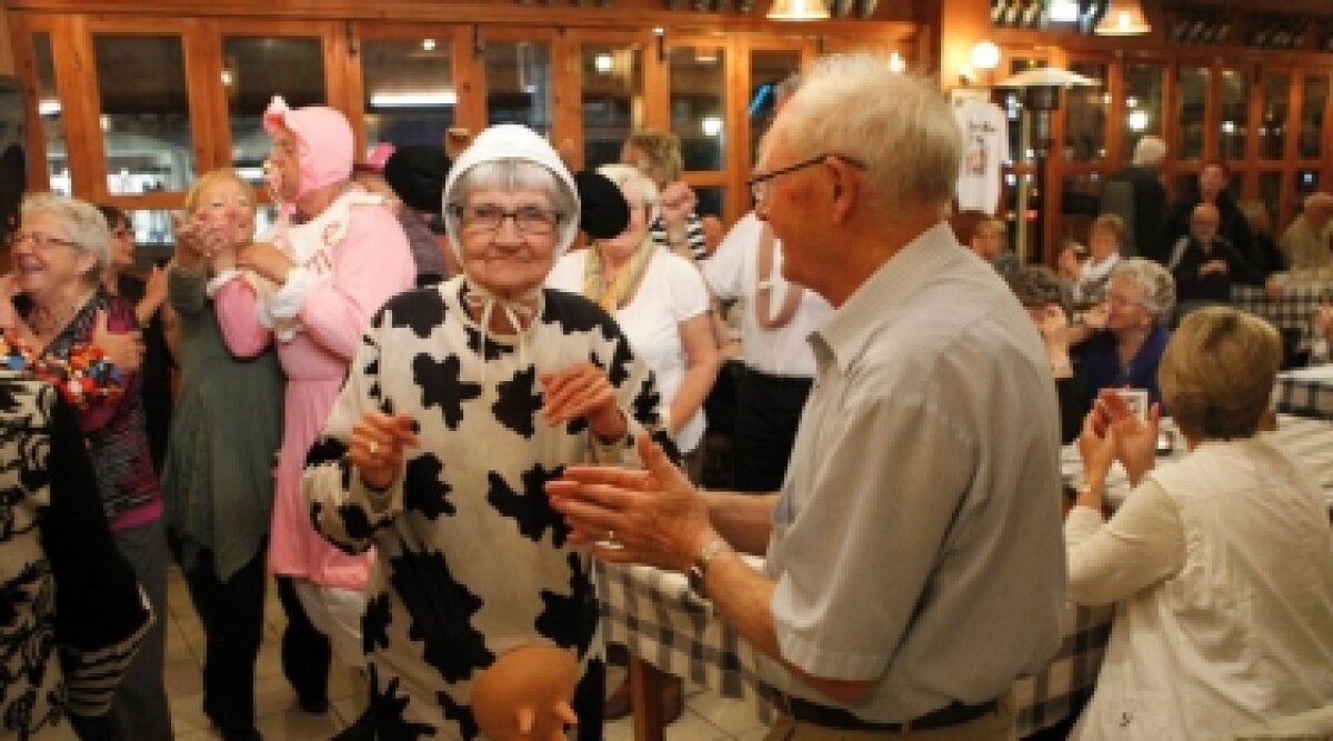 Party nordic lîngă "naţională" » Un grup de bătrînei a petrecut lîngă cantonamentul tricolorilor