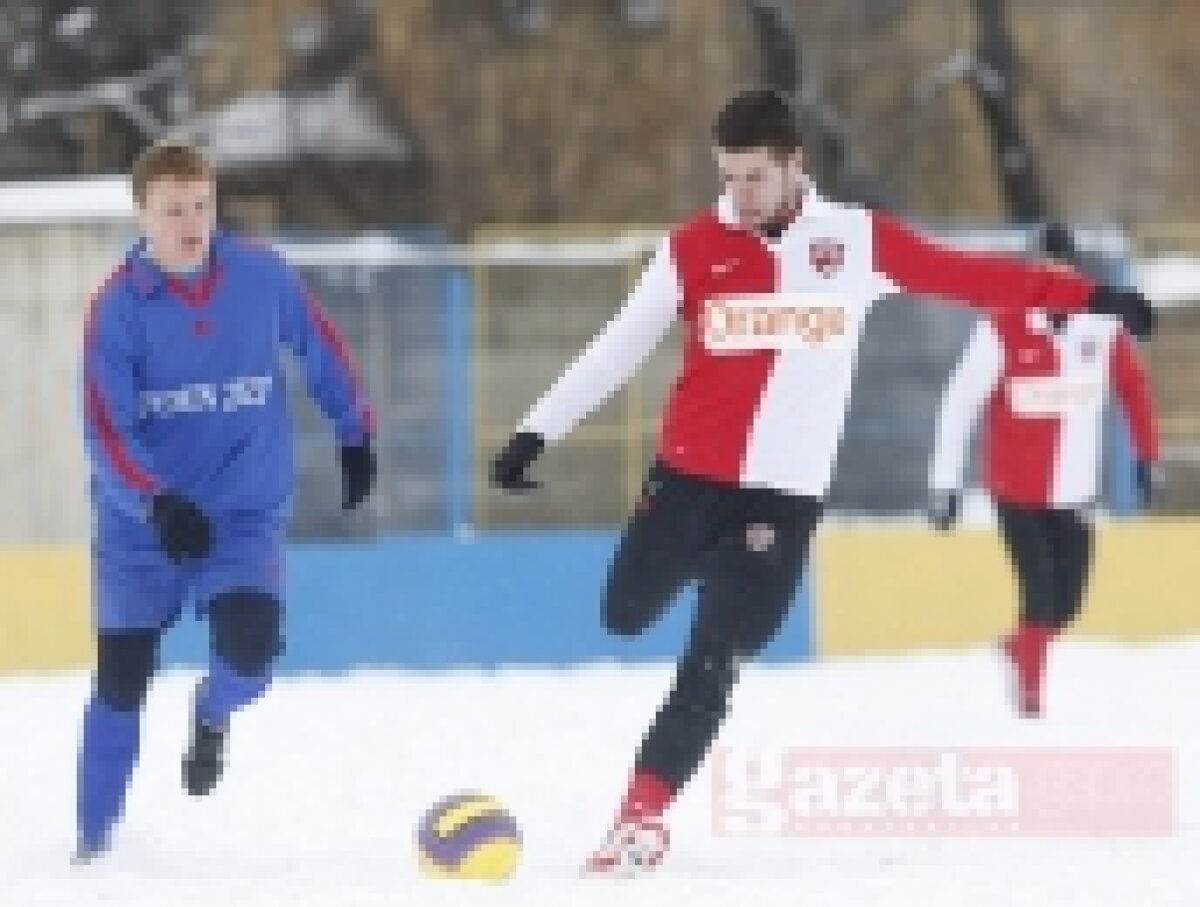 FOTO / Vezi imagini din amicalul lui Dinamo cu Unirea Tărlungeni (0-0)!