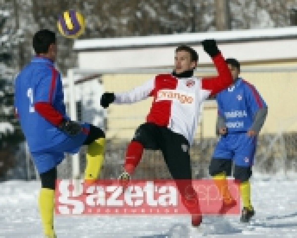 FOTO / Prima victorie în 2010 pentru Dinamo: 5-1 cu Râşnov