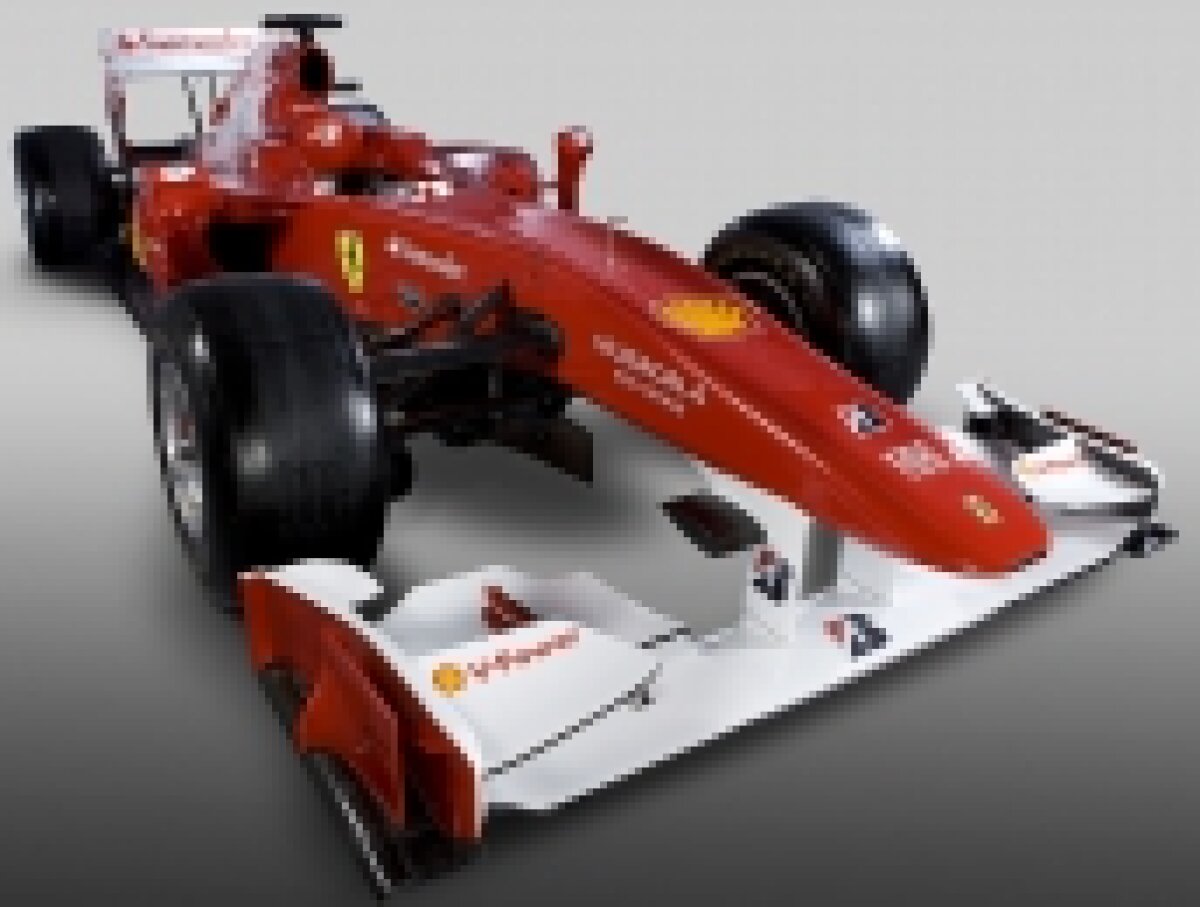 Ferrari şi-a prezentat monopostul pentru 2010. Vezi cum arată maşina cu care vor concura Alonso şi Massa!