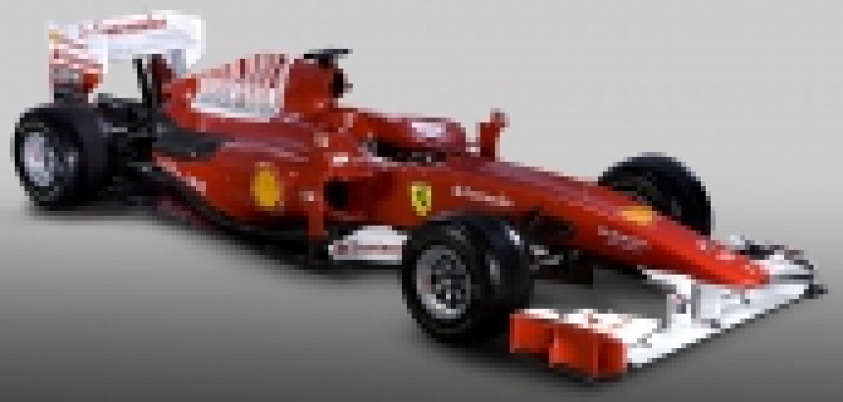 Ferrari şi-a prezentat monopostul pentru 2010. Vezi cum arată maşina cu care vor concura Alonso şi Massa!