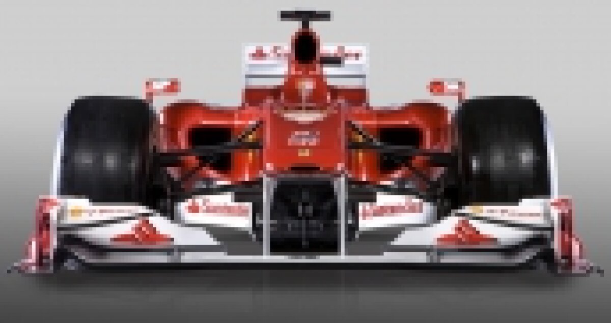 Ferrari şi-a prezentat monopostul pentru 2010. Vezi cum arată maşina cu care vor concura Alonso şi Massa!