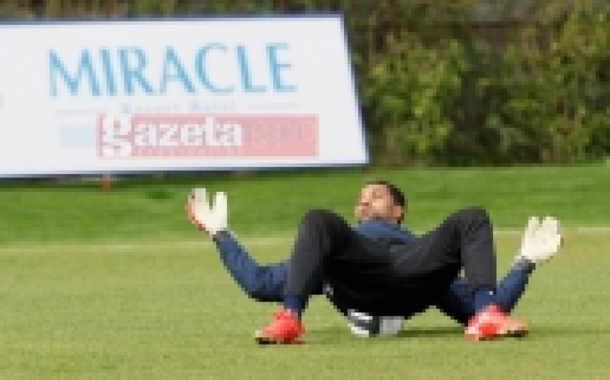 FOTO / Vezi imagini de la antrenamentul de azi al Stelei!