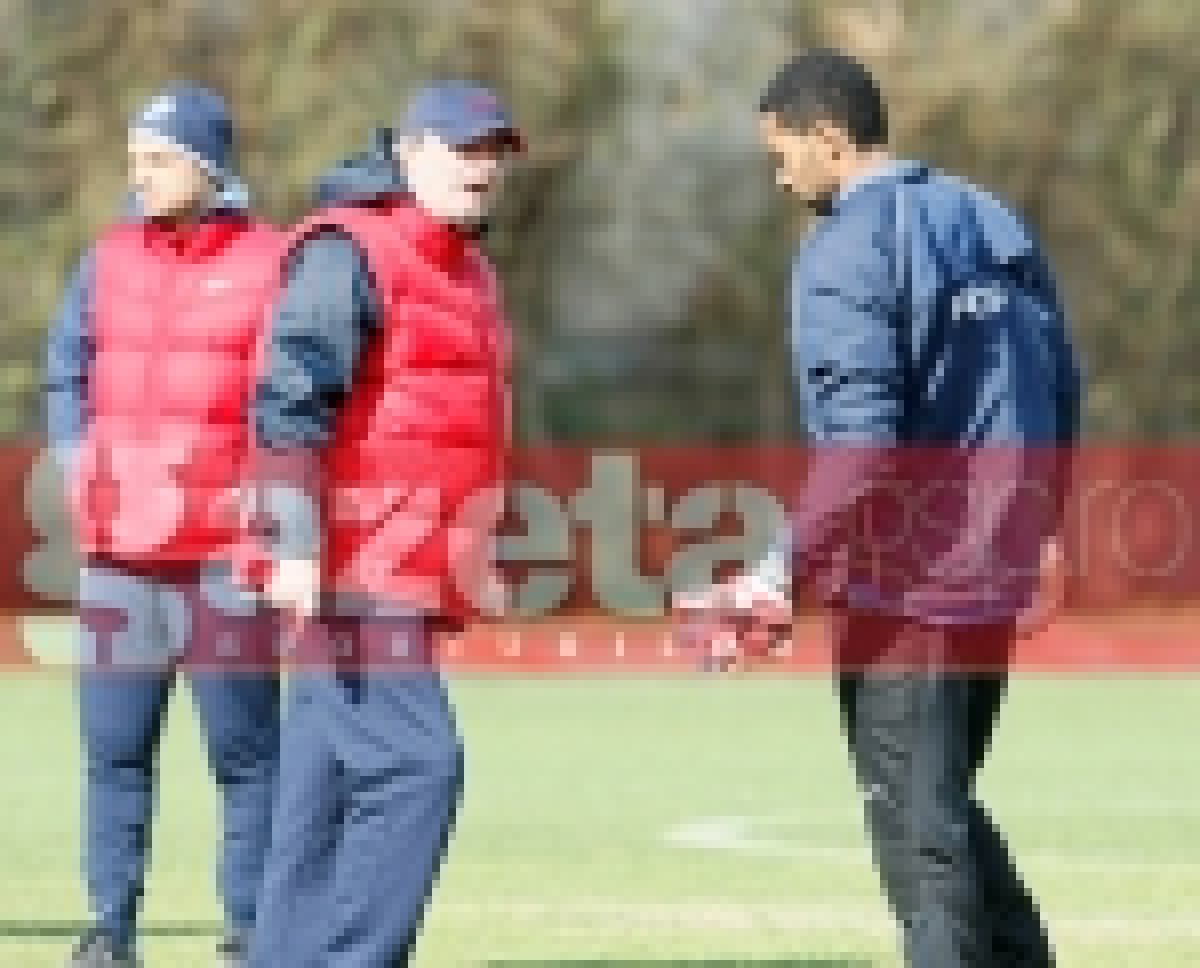 FOTO / Vezi imagini de la primul antrenament al fraţilor Karamian la Steaua!
