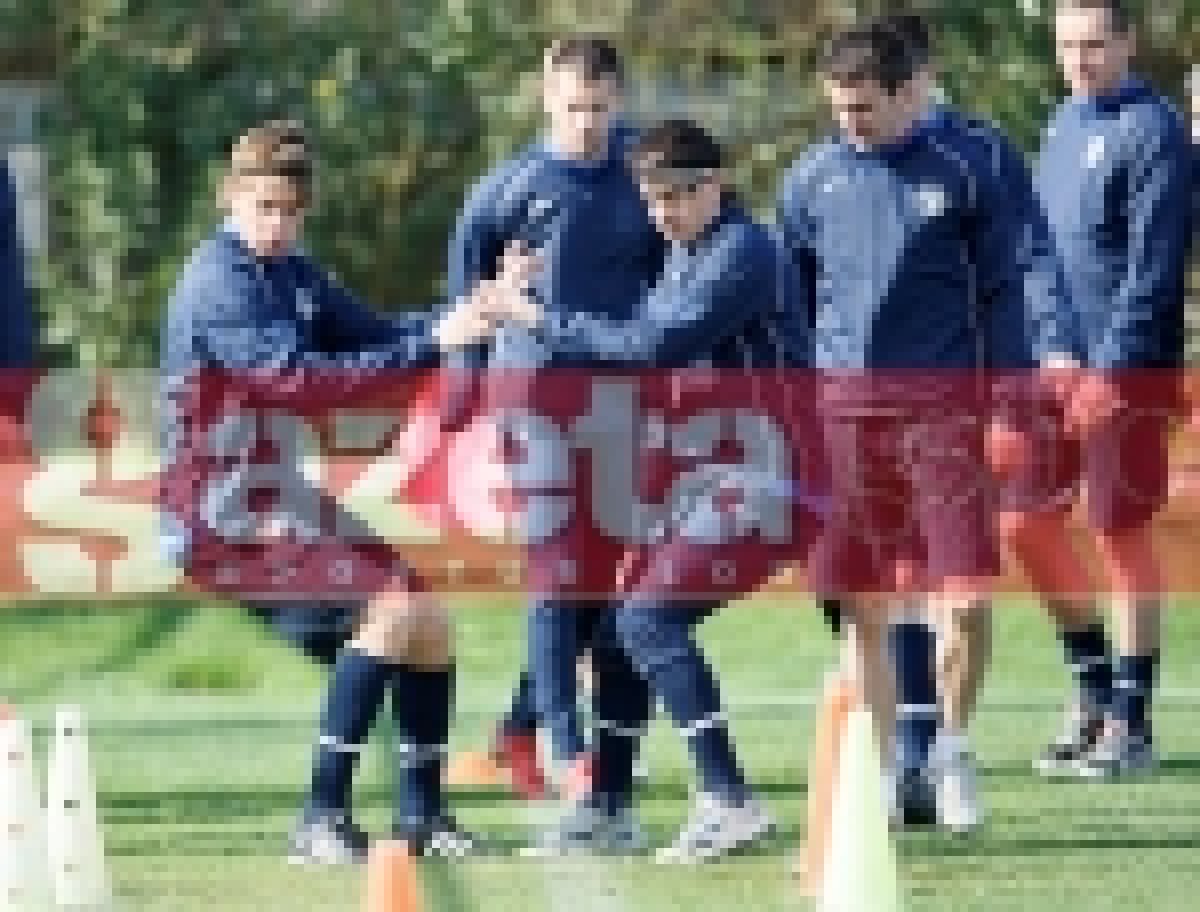 FOTO / Vezi imagini de la primul antrenament al fraţilor Karamian la Steaua!