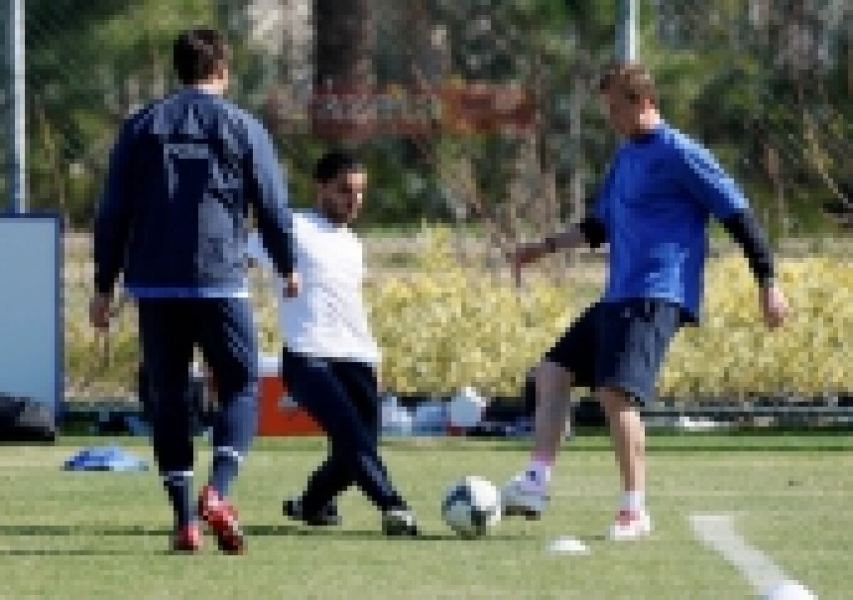 FOTO / Vezi imagini cu Parpas la primul antrenament cu Steaua!