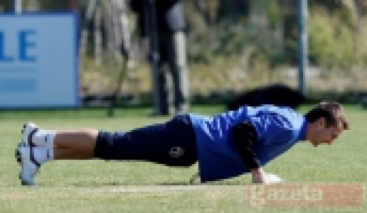 FOTO / Vezi imagini cu Parpas la primul antrenament cu Steaua!