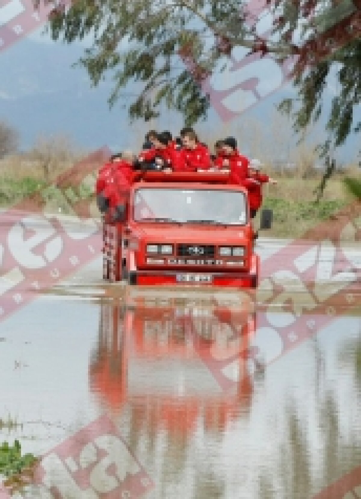 Dinamoviştii au ajuns la antrenament cu un camion! » "Cîini" acvatici :D