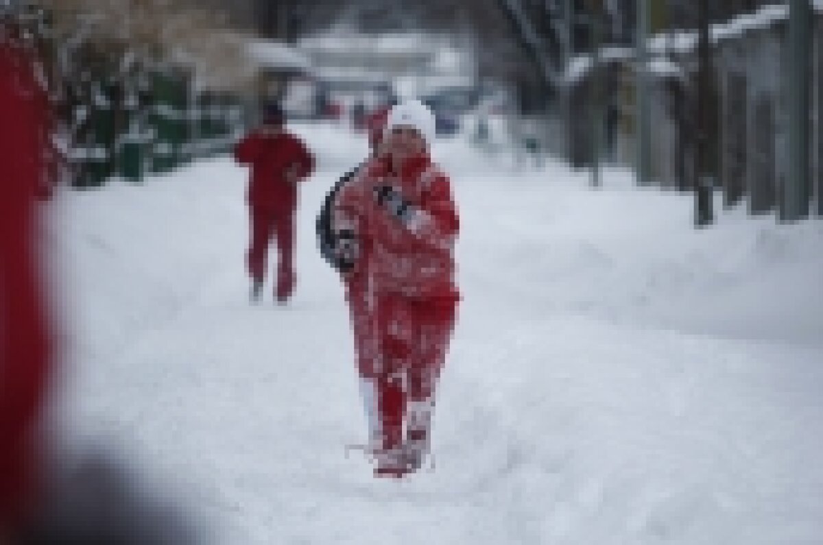 Vezi o galerie foto cu bucuria în zăpadă a micilor dinamovişti!