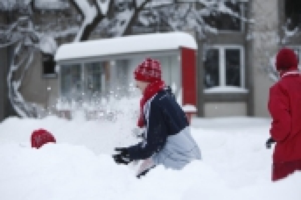 Vezi o galerie foto cu bucuria în zăpadă a micilor dinamovişti!