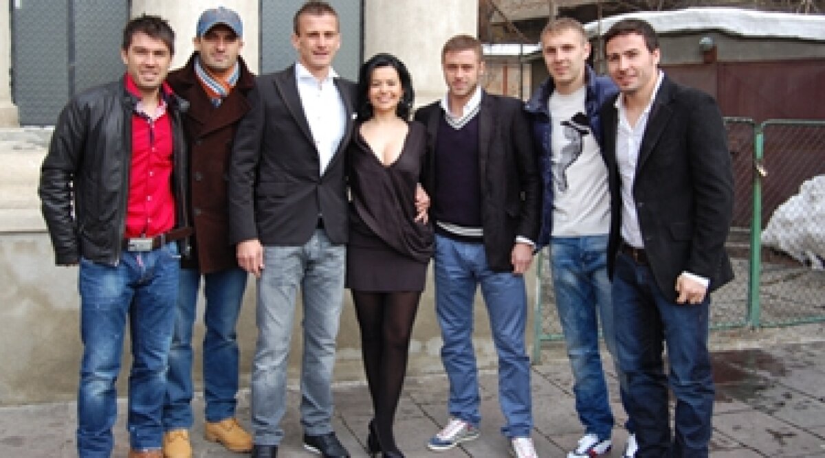 Lucian Goian s-a logodit cu vedeta GSP TV Anda Banu! » Party alb-roşu!