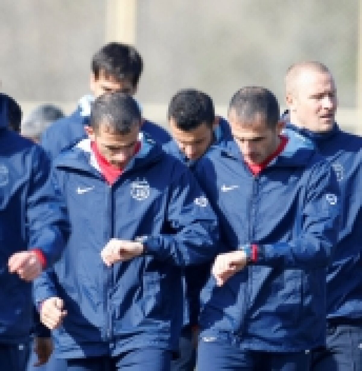 Steaua s-a antrenat în Bulgaria la 6 grade Celsius