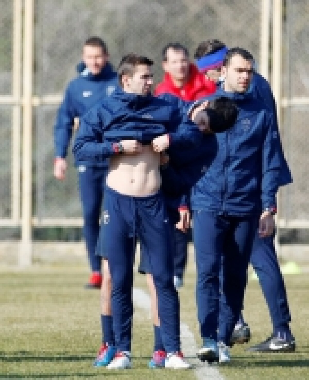 Steaua s-a antrenat în Bulgaria la 6 grade Celsius