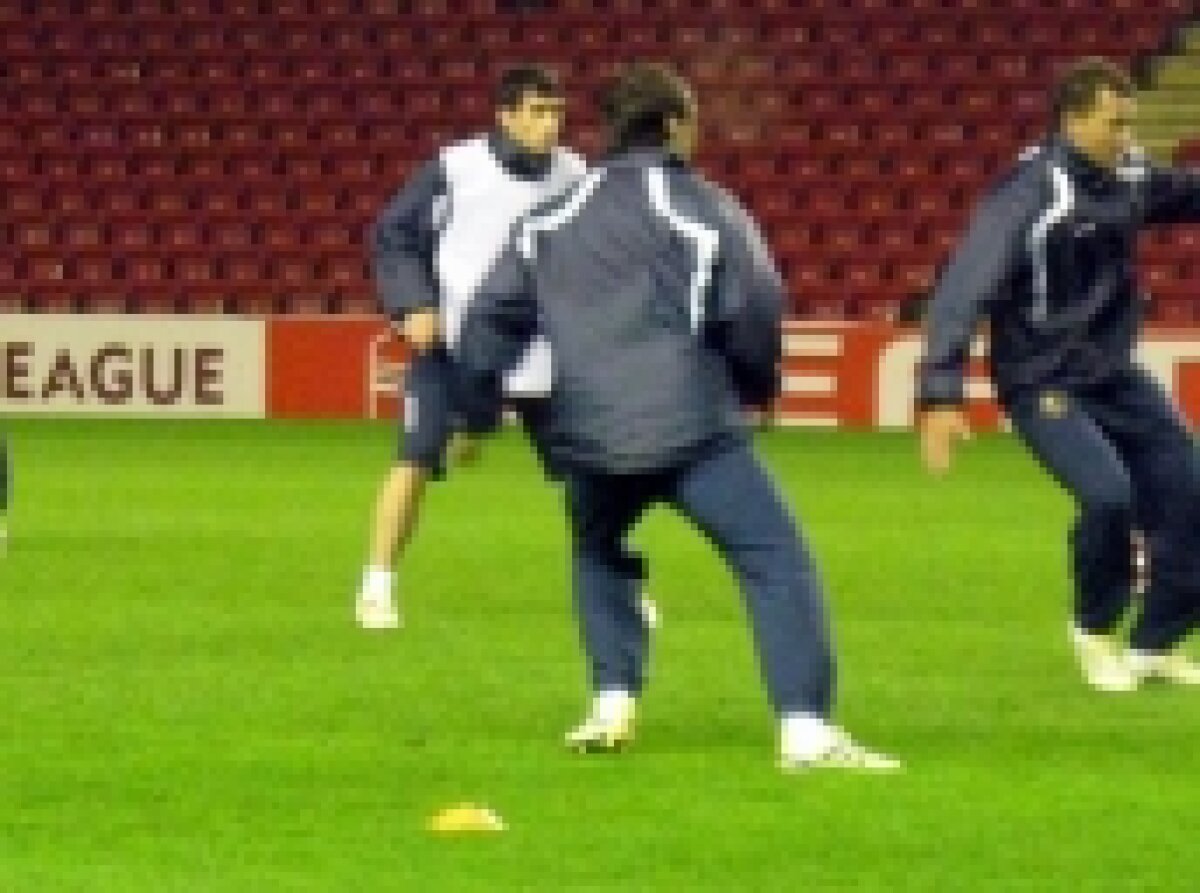 FOTO / Urziceni s-a antrenat pe Anfield Road