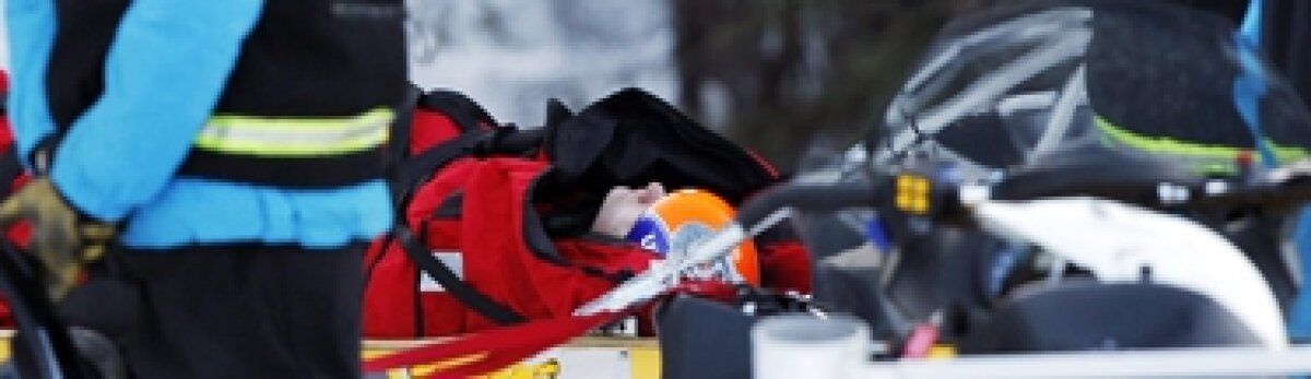 Edit Miklos a fost transportată cu elicopterul la spital după accidentul de la coborîre