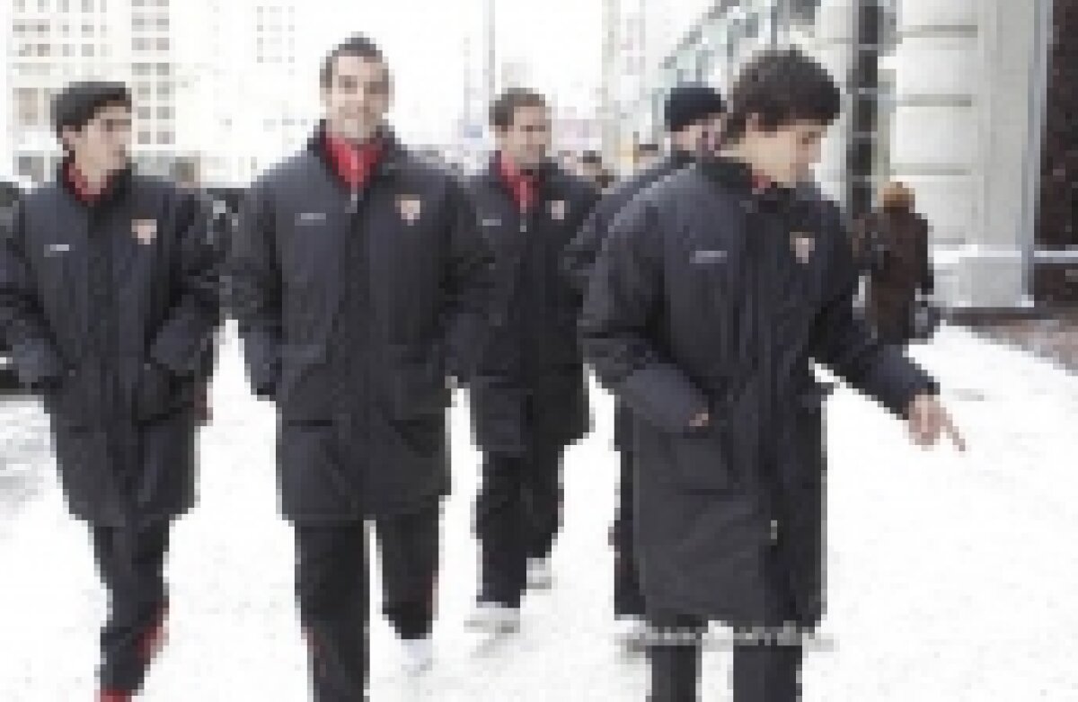 FC Sevilla a luat cu asalt Piaţa Roşie