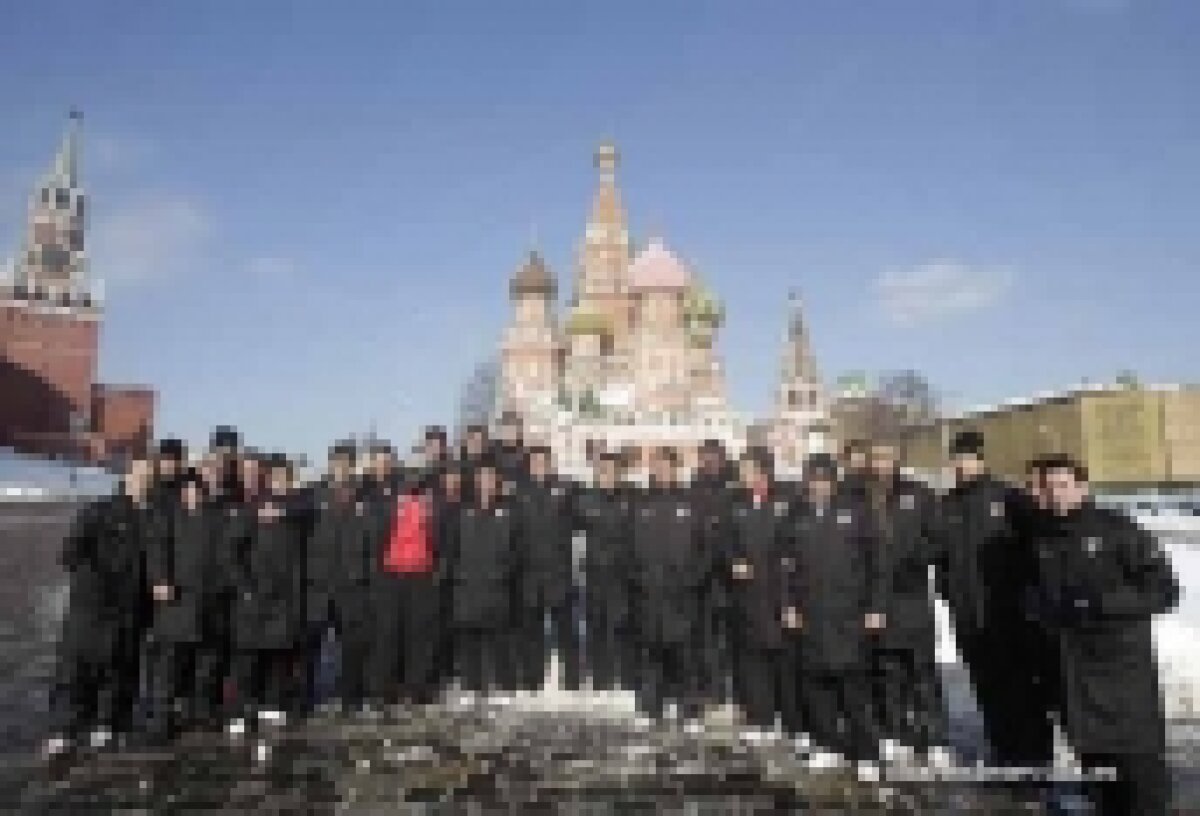 FC Sevilla a luat cu asalt Piaţa Roşie