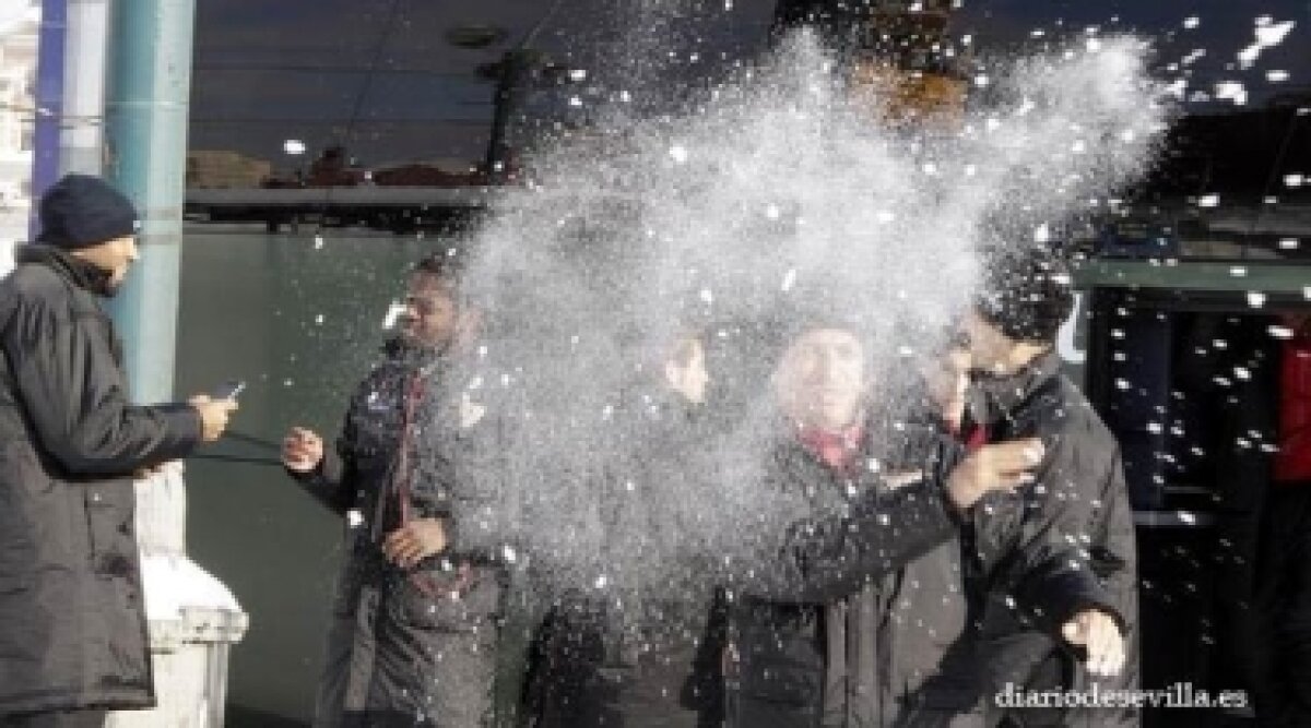 FC Sevilla a luat cu asalt Piaţa Roşie