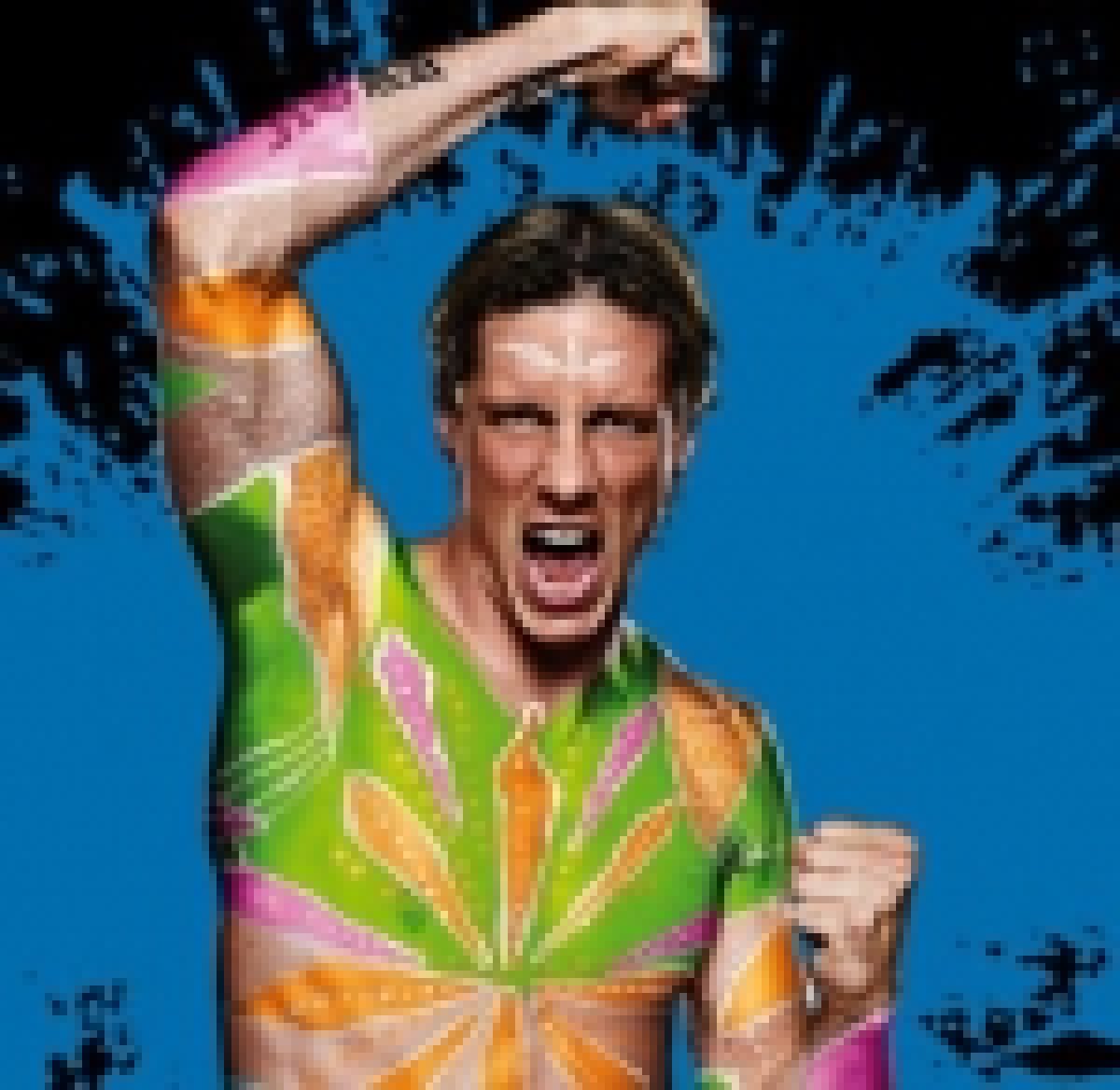 FOTO / Messi, Torres şi Lampard s-au vopsit în culori pentru o reclamă