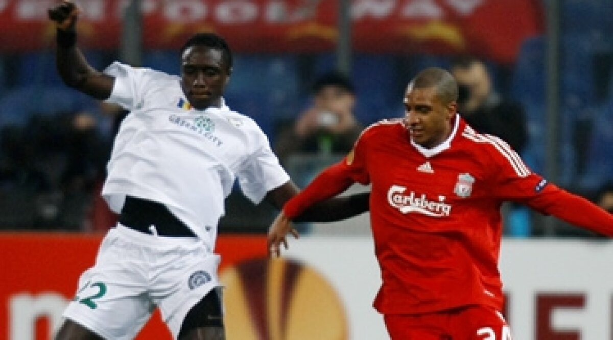 FINAL » Unirea - Liverpool 1-3. "Cormoranii" se califică în "optimi"
