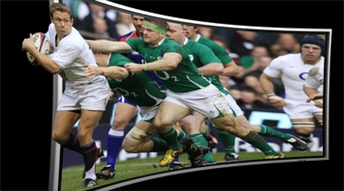 CUM se vede rugby-ul transmis 3D în cinema