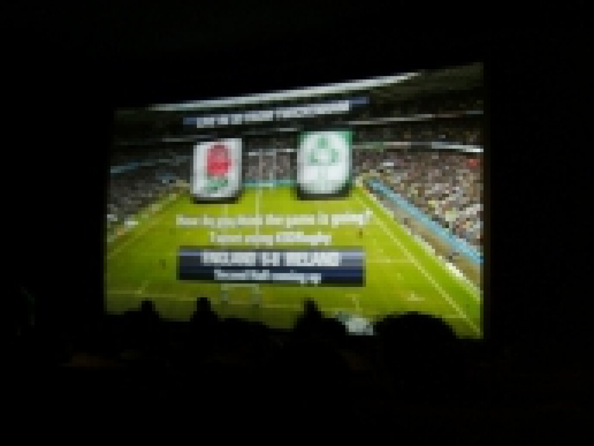 CUM se vede rugby-ul transmis 3D în cinema