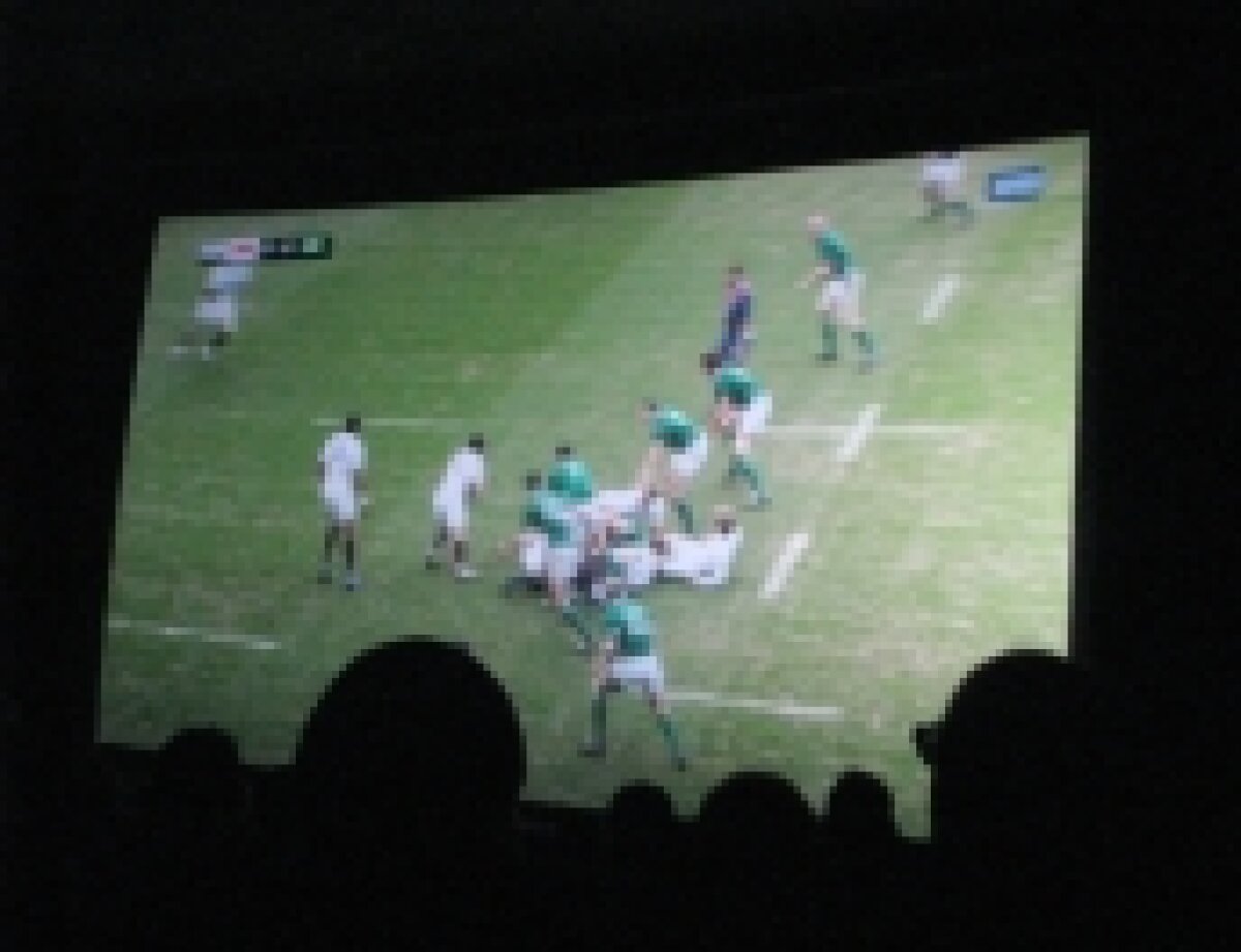 CUM se vede rugby-ul transmis 3D în cinema