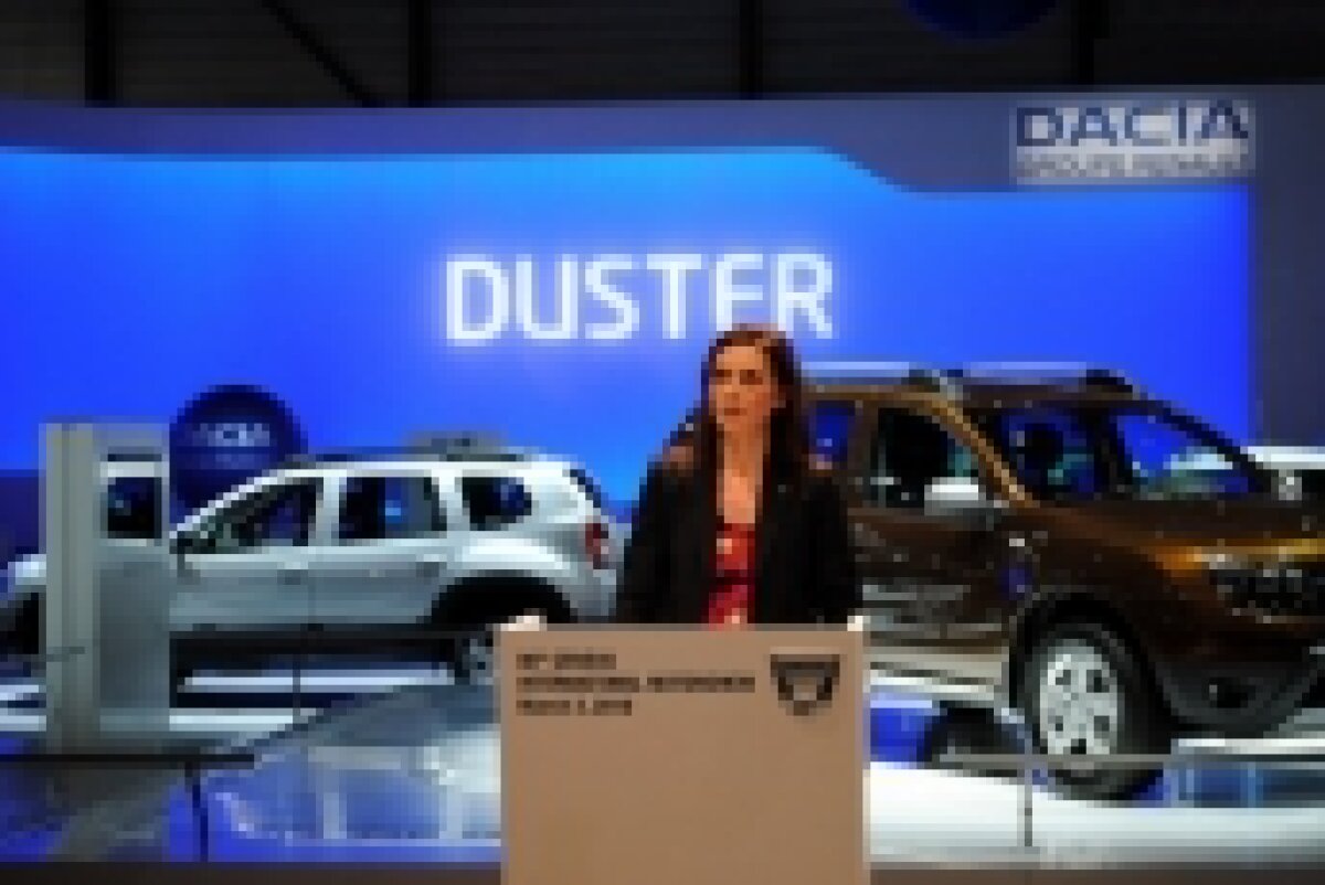 FOTO / Lansarea oficială a maşinii Dacia Duster, la Salonul Auto de la Geneva